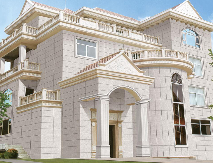 罗马柱批发-罗马柱艺术砖案例1